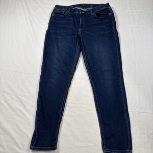 JEANS SUPER SKINNY Women's 32 Miss Me Plain Pockets DARK WASH